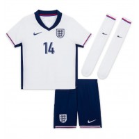 Camiseta Inglaterra Ezri Konsa #14 Primera Equipación para niños Eurocopa 2024 manga corta (+ pantalones cortos)